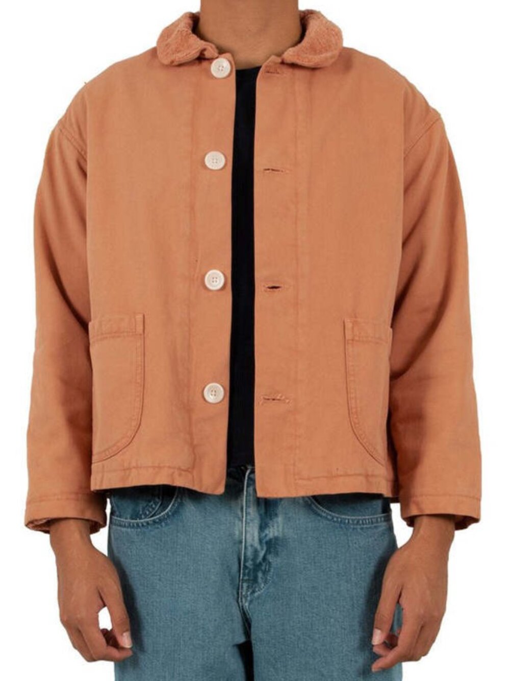 Older Brother Sherpa Chore Coat, Chaga Brown, Size Medium - Picture 8 of 10